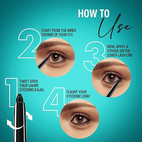 Lakme Eyeconic Kajal| Classic Brown